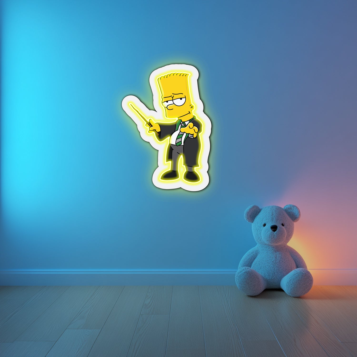 UV Printed Simpsons Neon Wall Art- LV0048