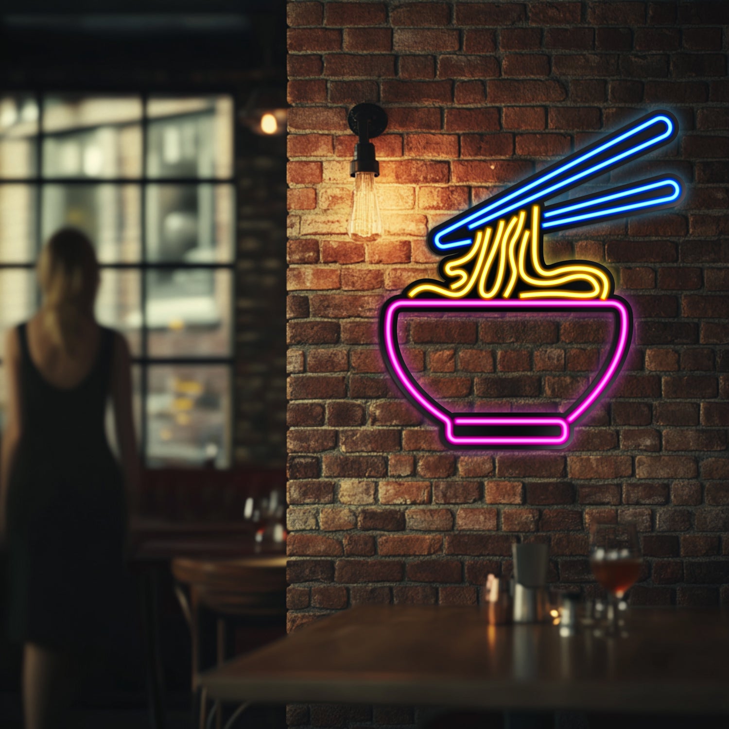 Ramen Metal Neon Wall Art- LN0041