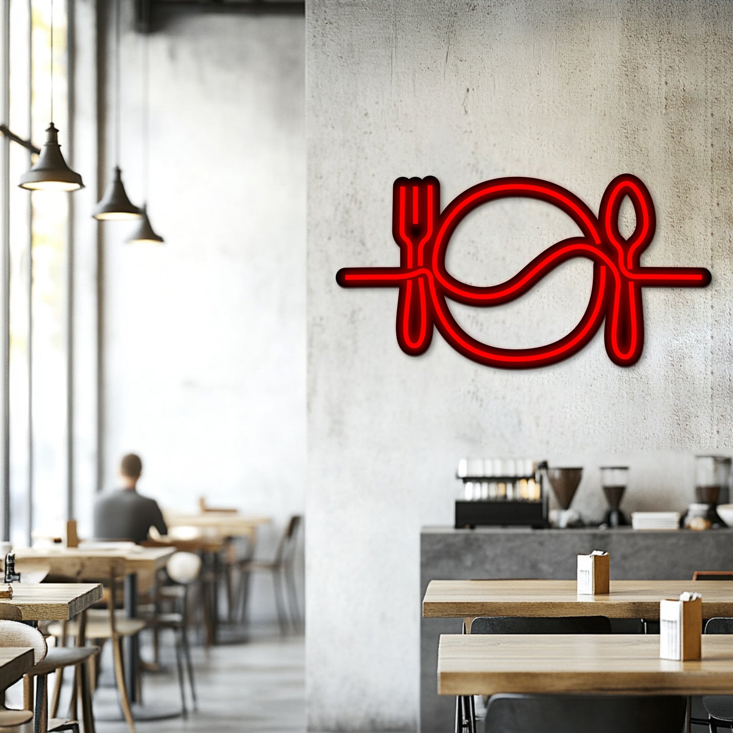 Meal Time Metal Neon Wall Art- LN0179