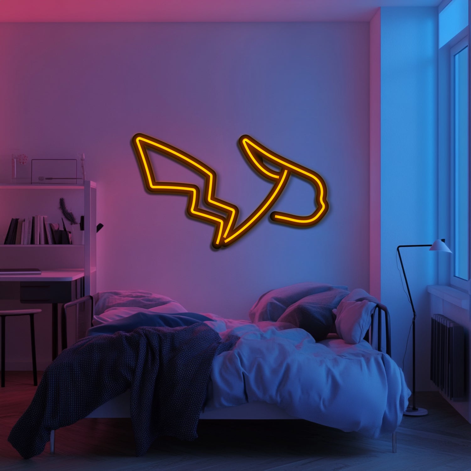 Pikachu Metal Neon Wall Art- LN0219