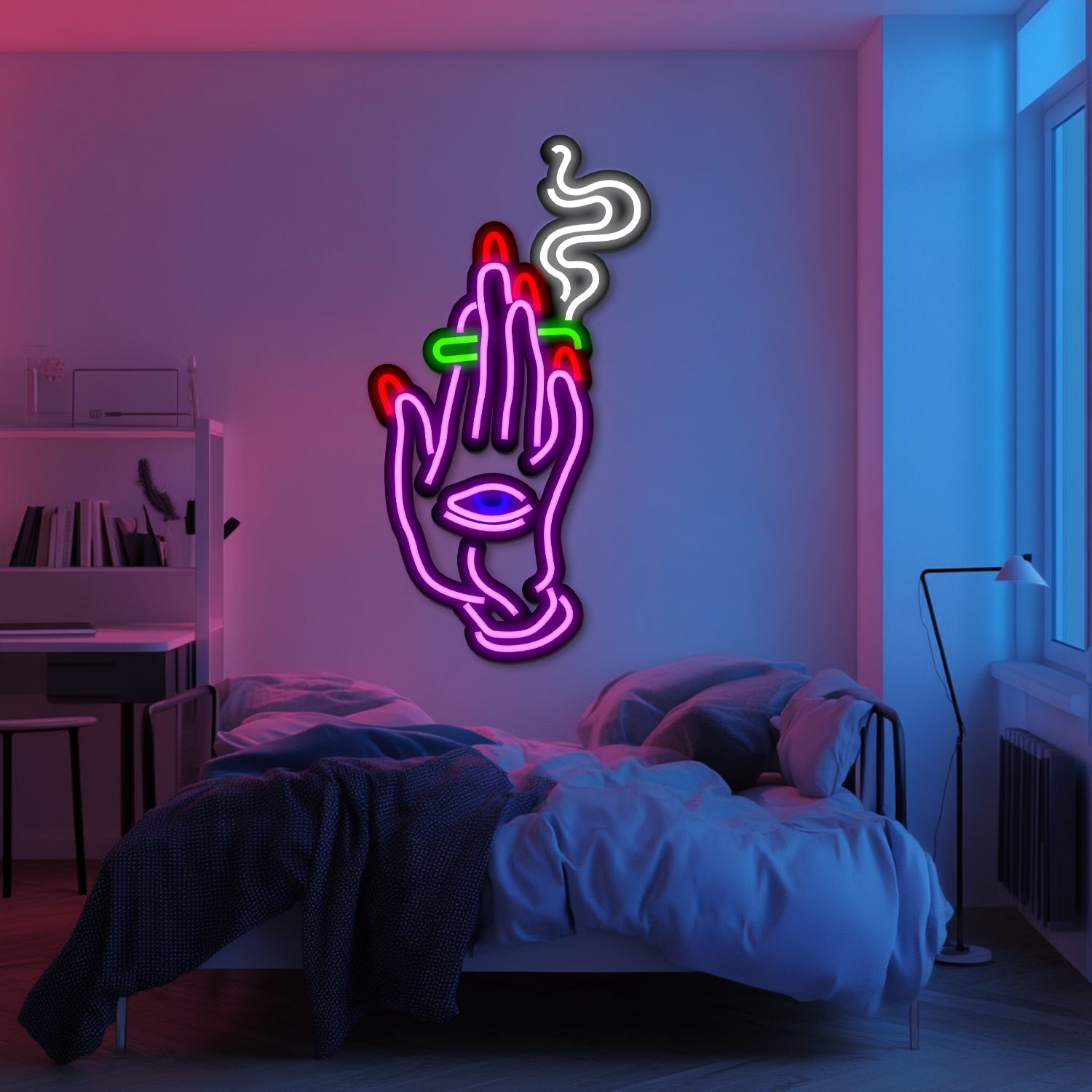 Third Eye Metal Neon Wall Art- LN0167