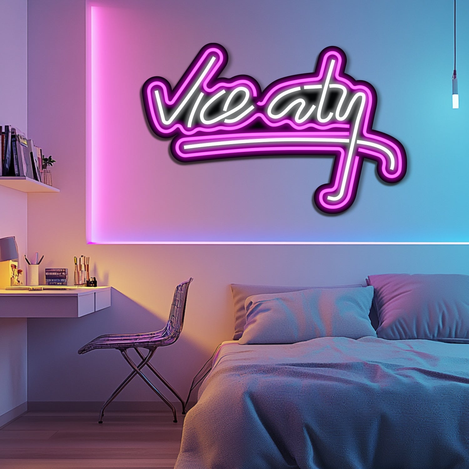 Vice City Metal Neon Wall Art- LN0121