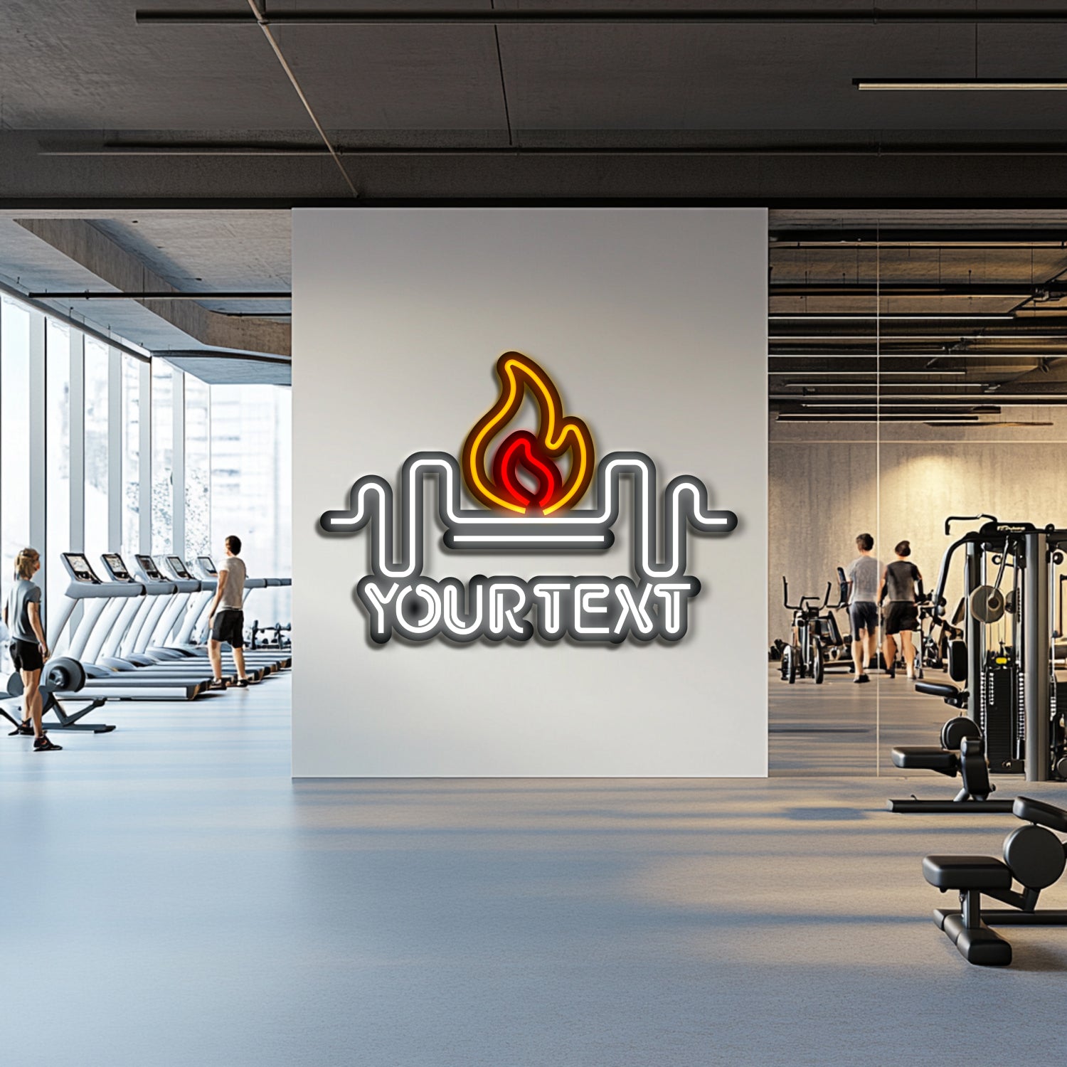 Custom GYM Metal Neon Wall Art- LN0221