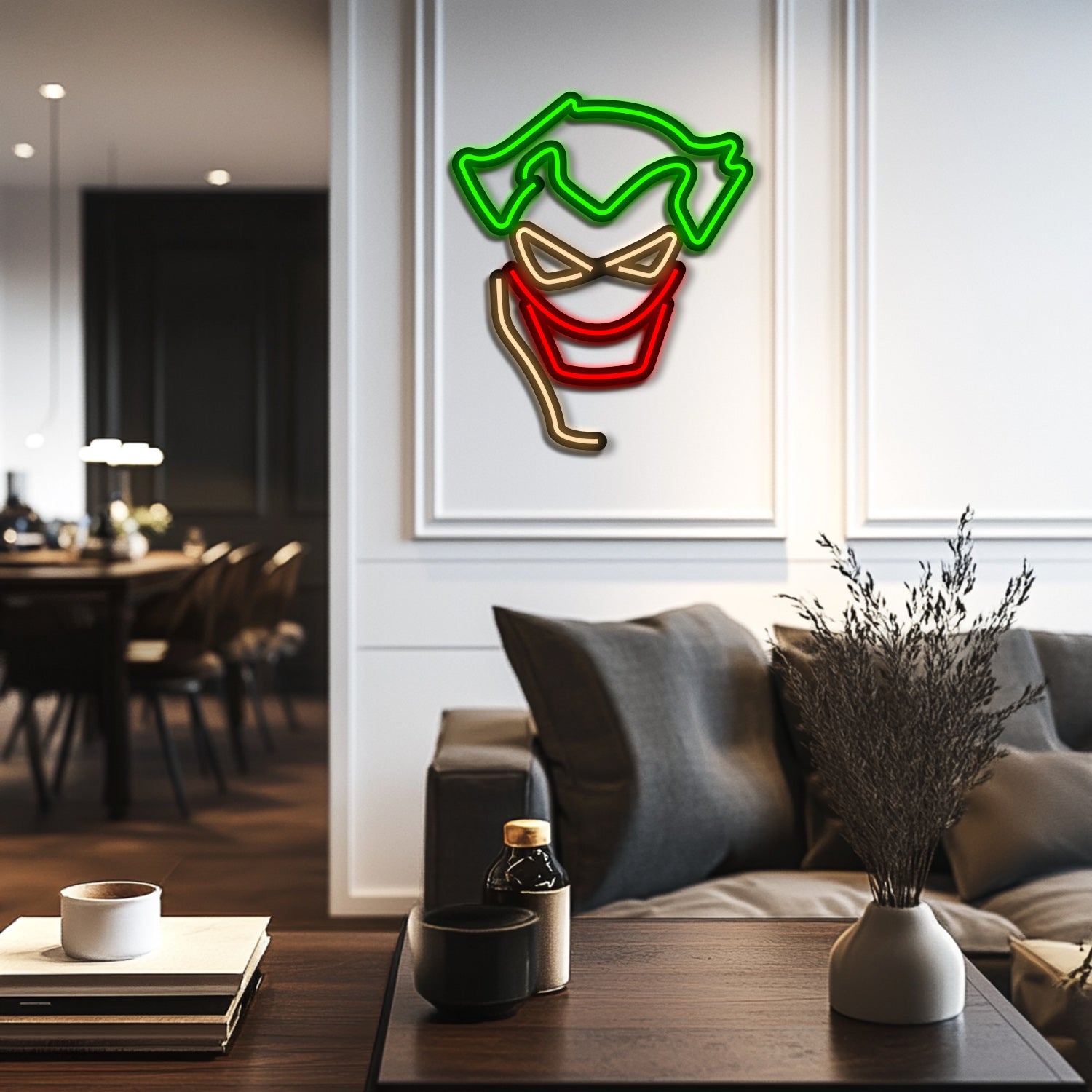 Joker Metal Neon Wall Art- LN0111
