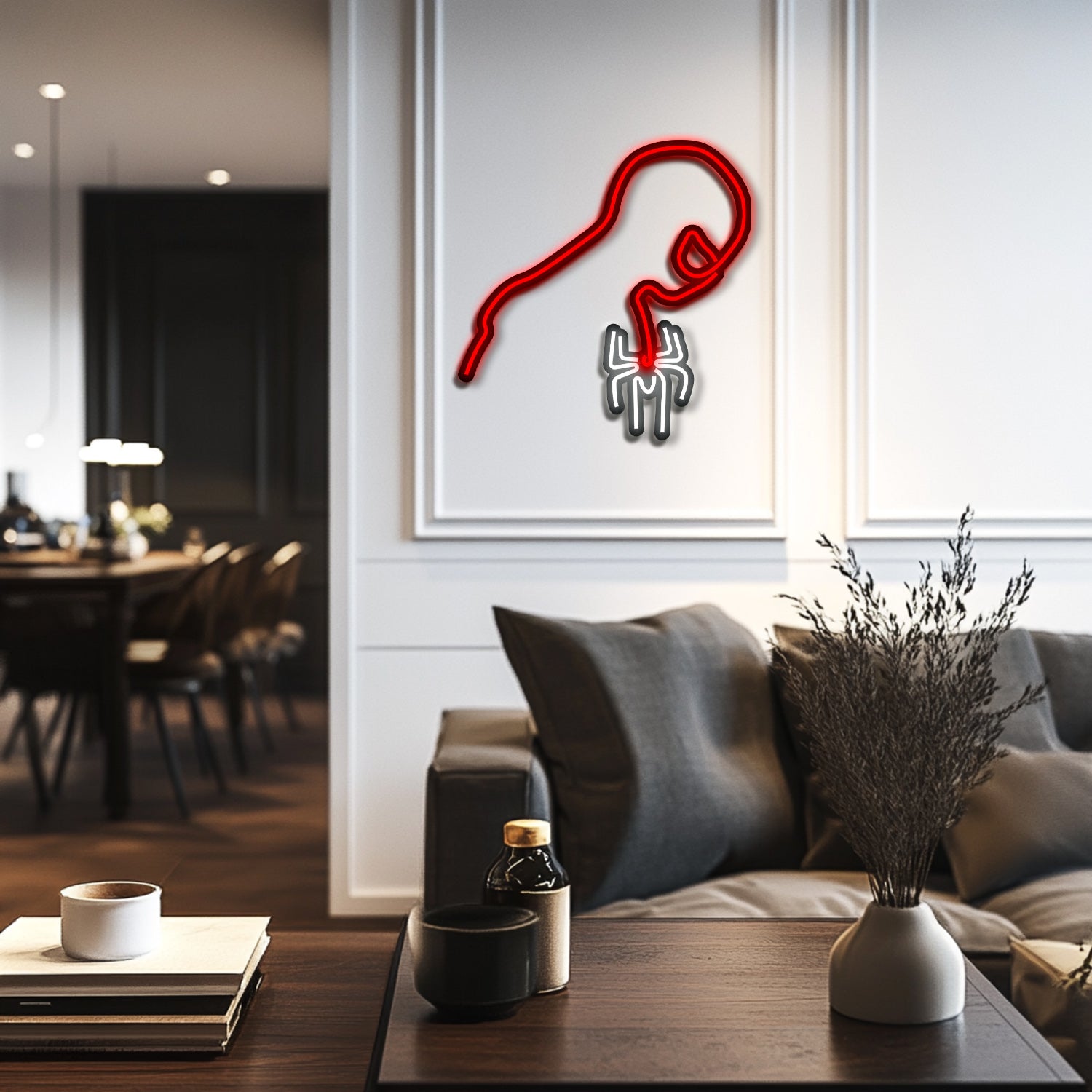 Spiderman Metal Neon Wall Art- LN0112