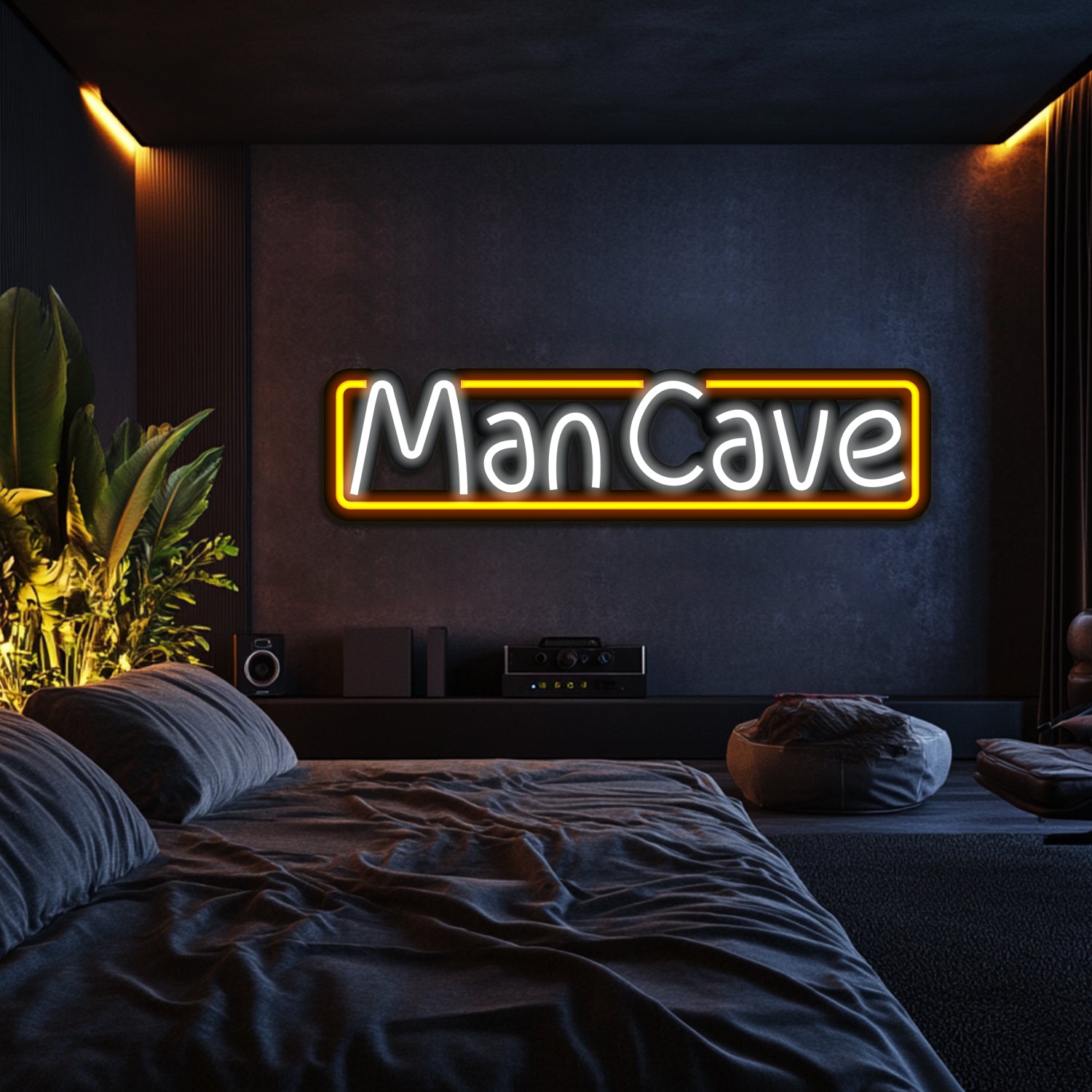 Man Cave Metal Neon Wall Art- LN0237