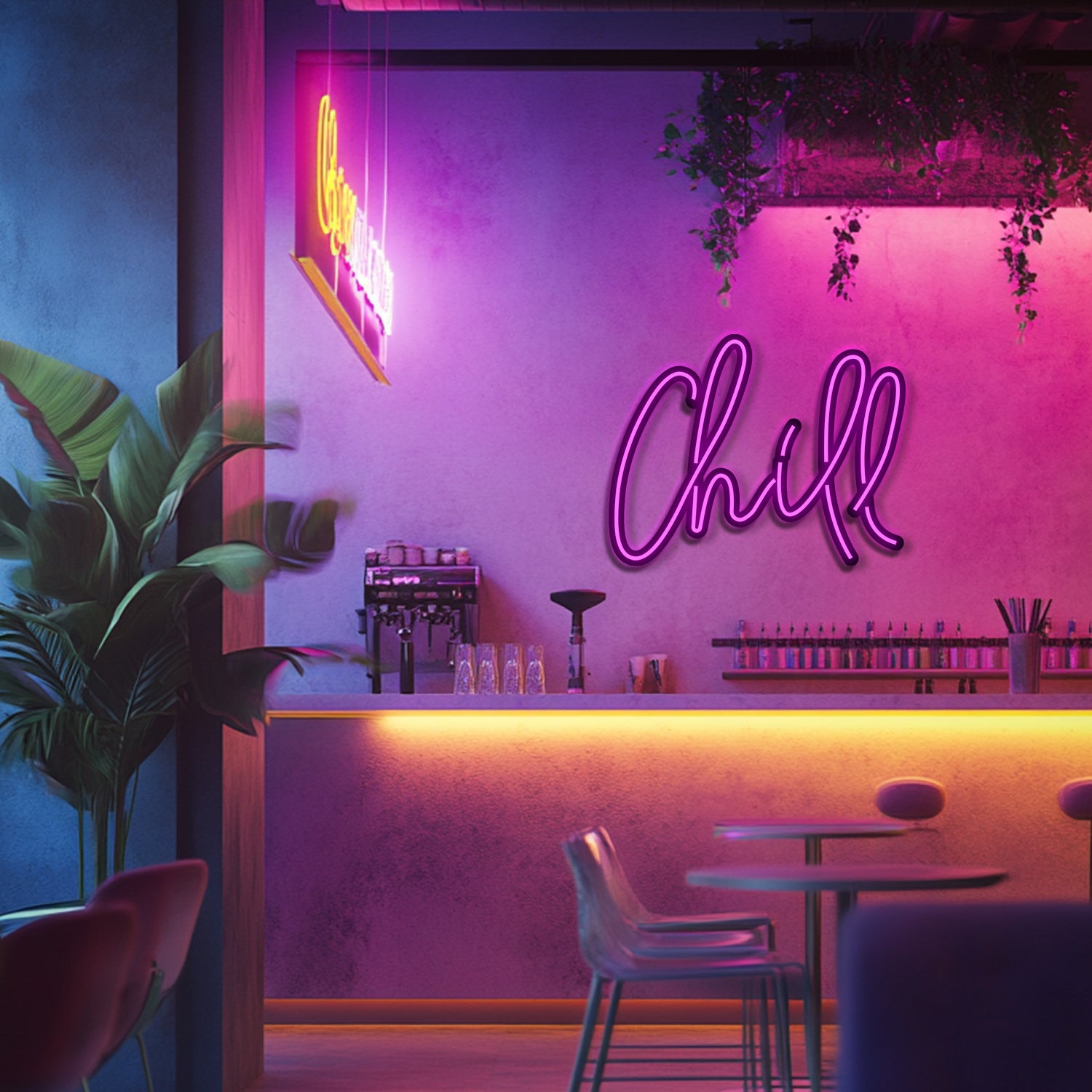 Chill Metal Neon Wall Art- LN0133
