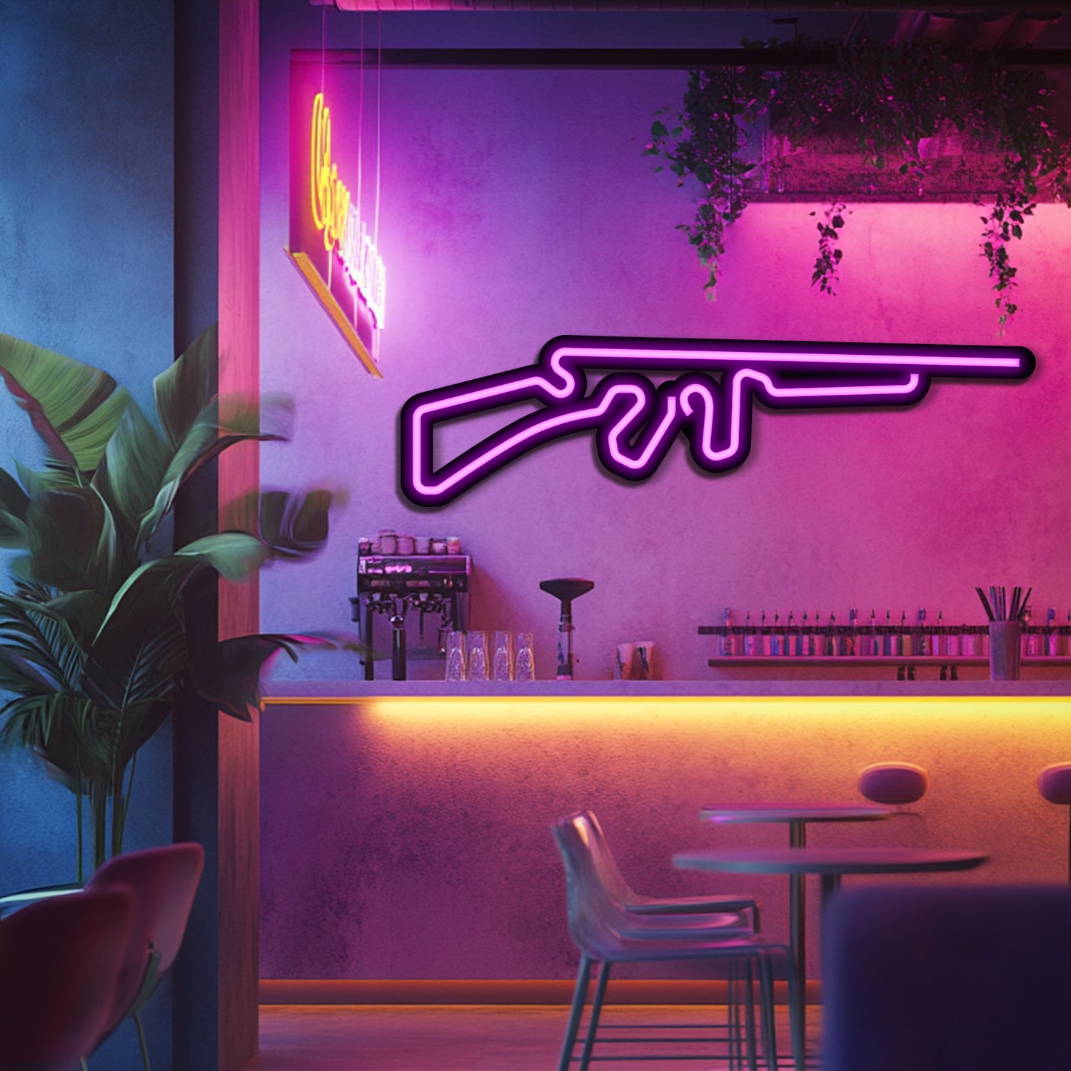 Weapon Metal Neon Wall Art- LN0131