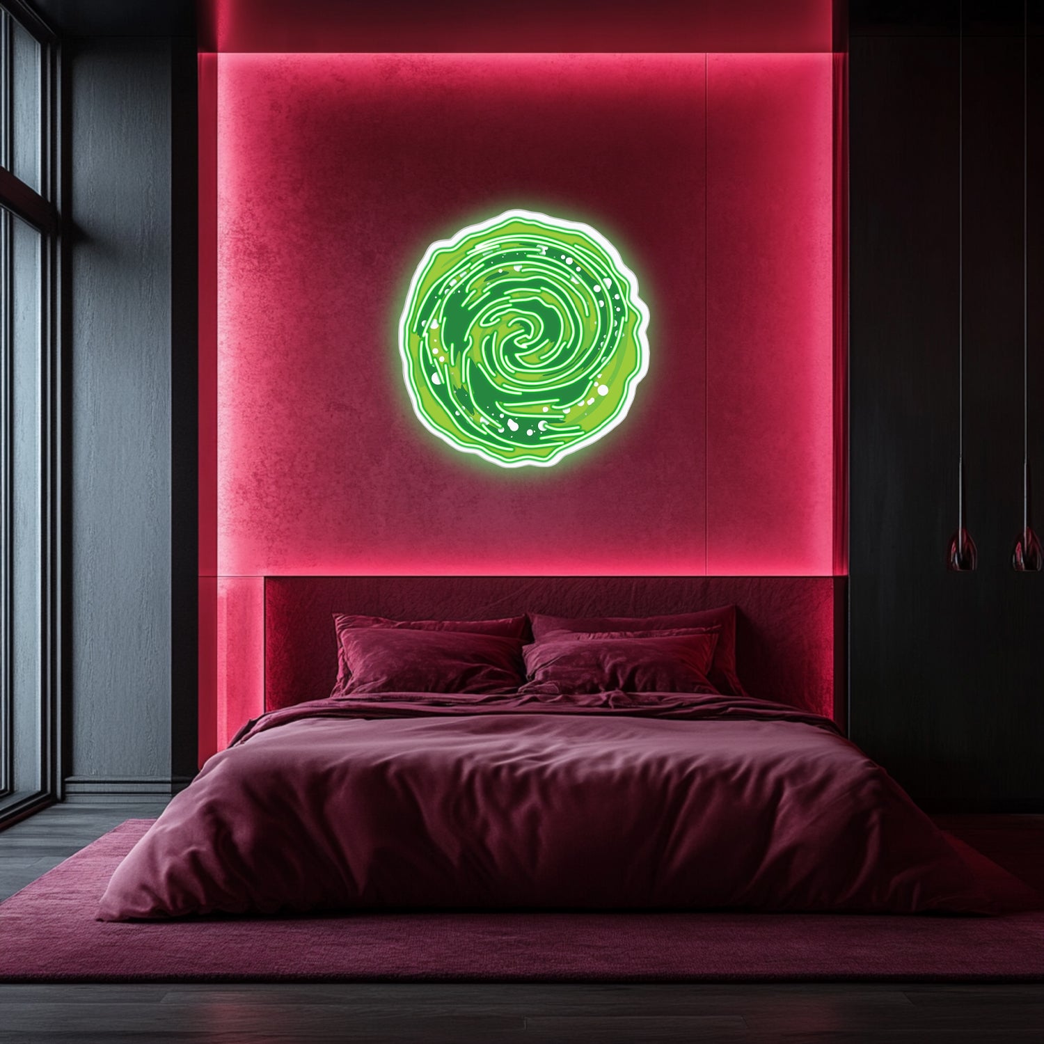 UV Printed Portal Neon Wall Art- LV0041