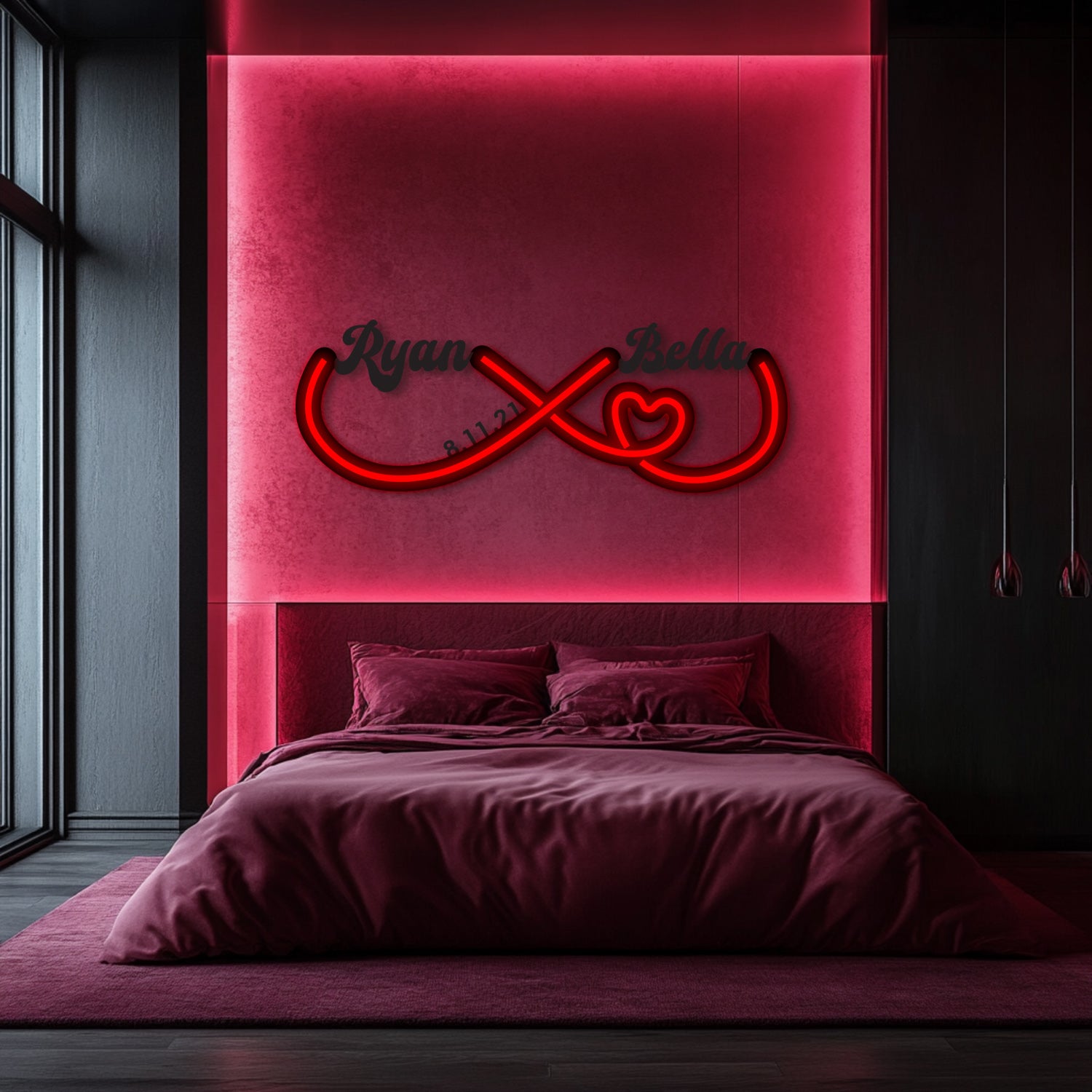 Infinity Custom Wedding Metal Neon Wall Art- LN0152
