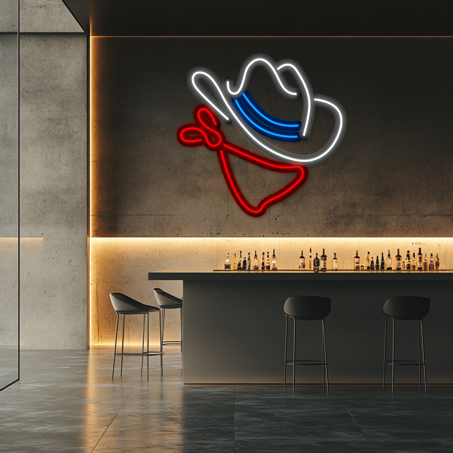 Western Metal Neon Wall Art- LN0177