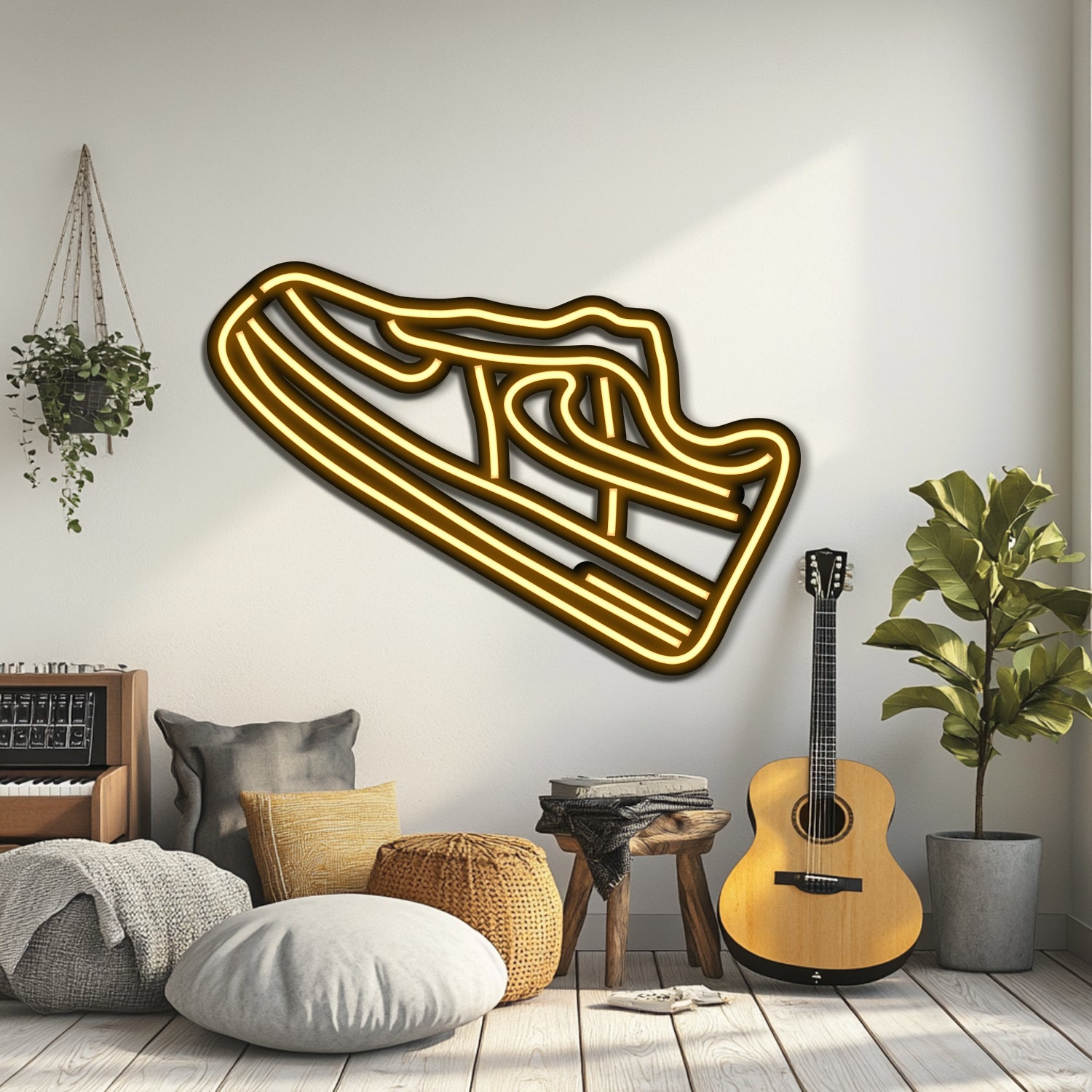 Sneaker Metal Neon Wall Art- LN0186