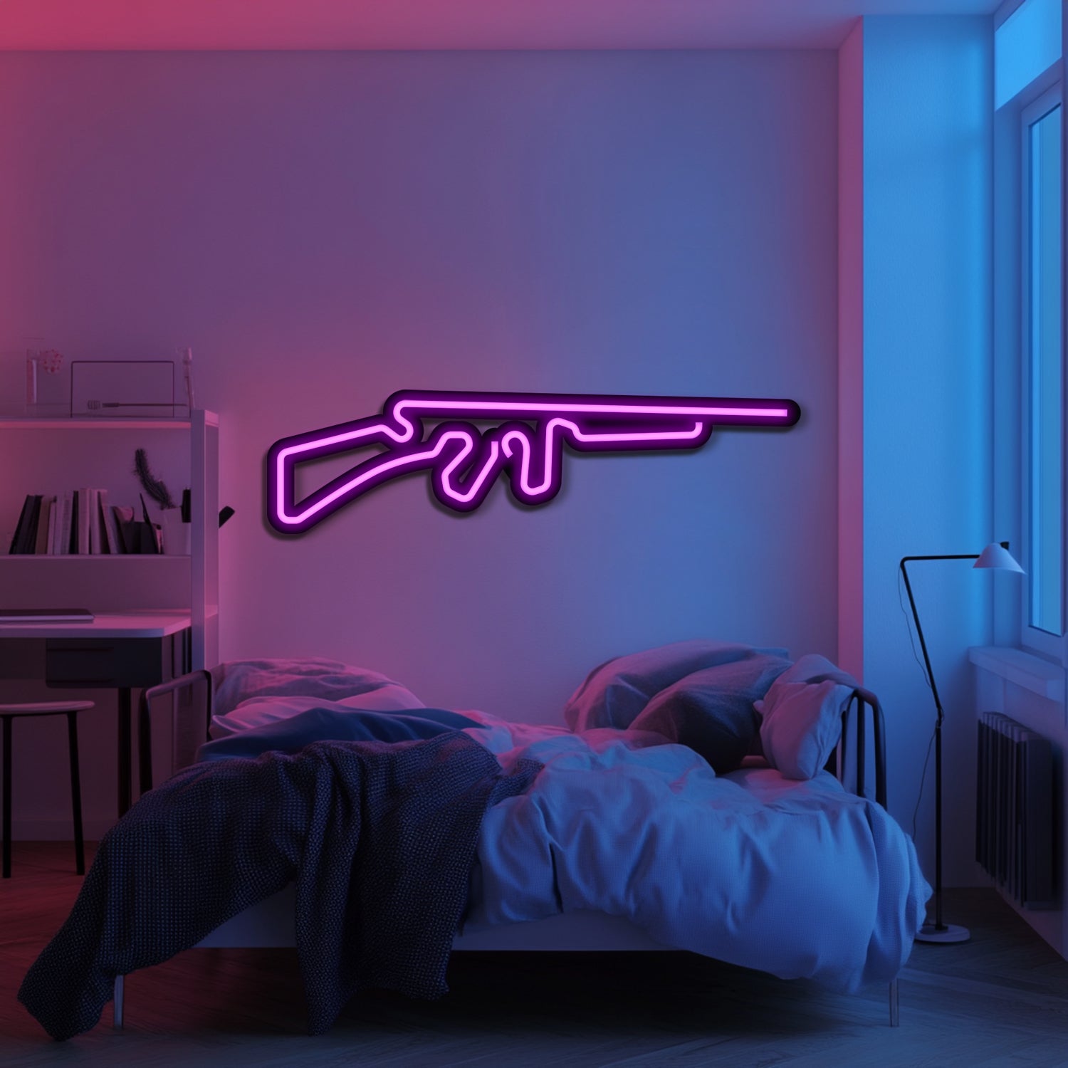 Weapon Metal Neon Wall Art- LN0131