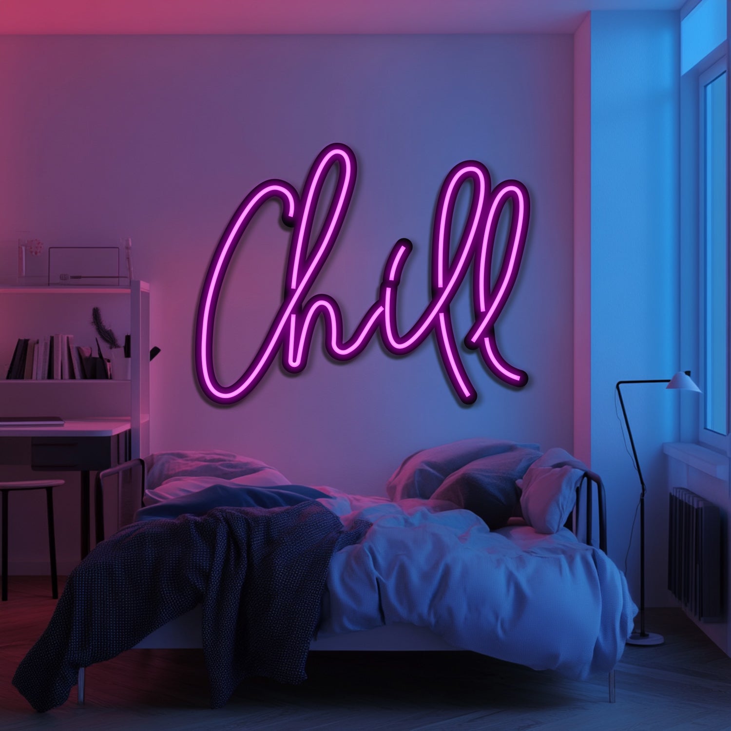 Chill Metal Neon Wall Art- LN0133