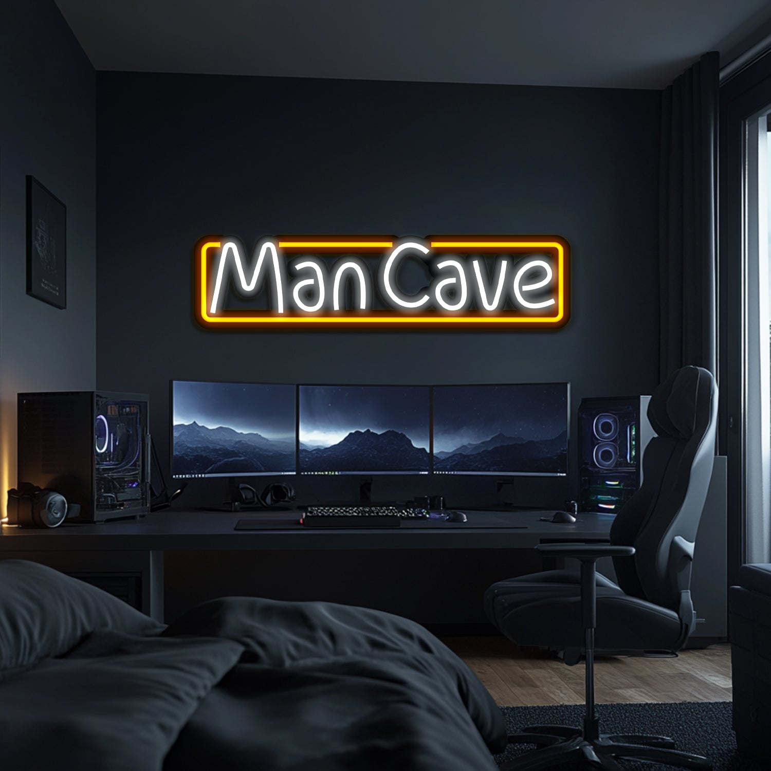Man Cave Metal Neon Wall Art- LN0237