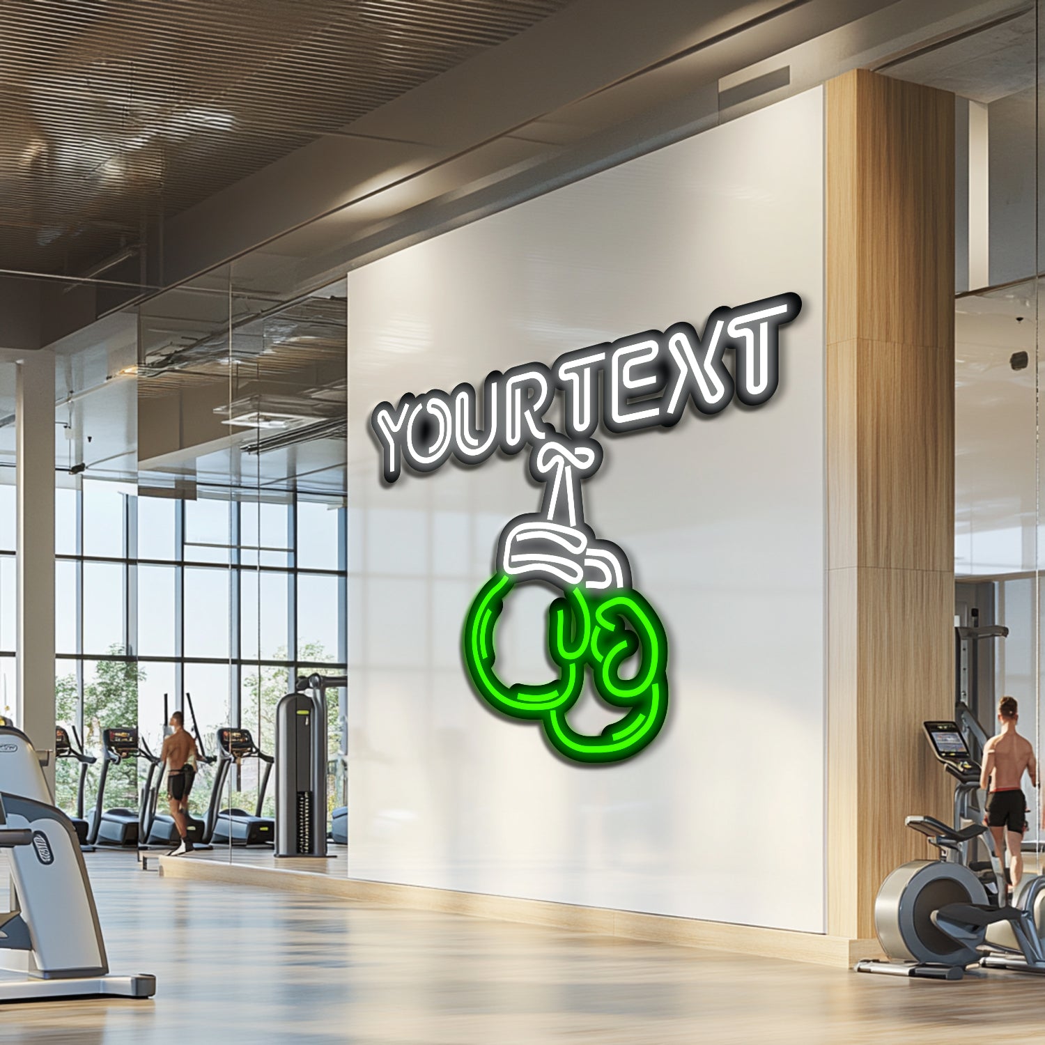 Custom GYM Metal Neon Wall Art- LN0223