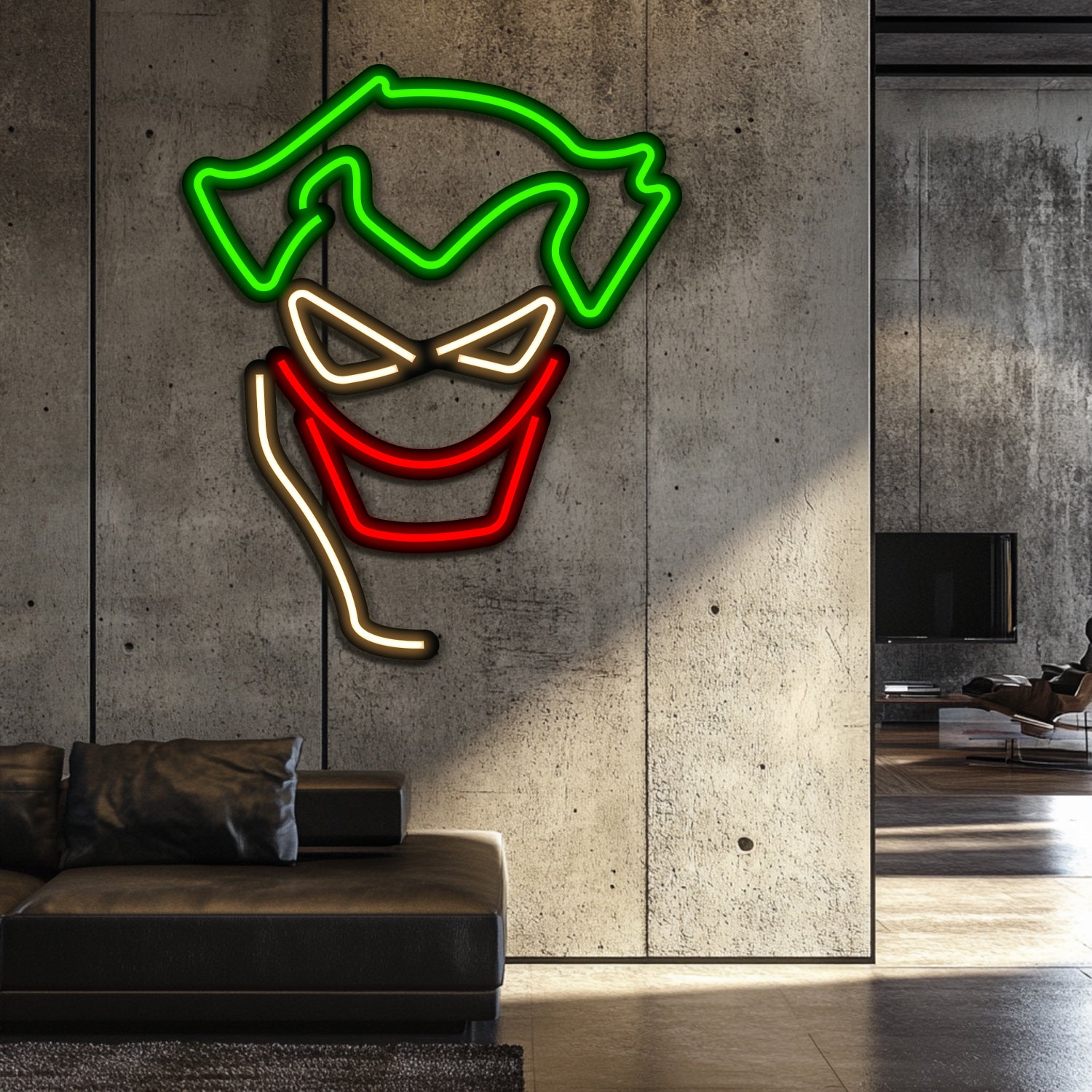 Joker Metal Neon Wall Art- LN0111