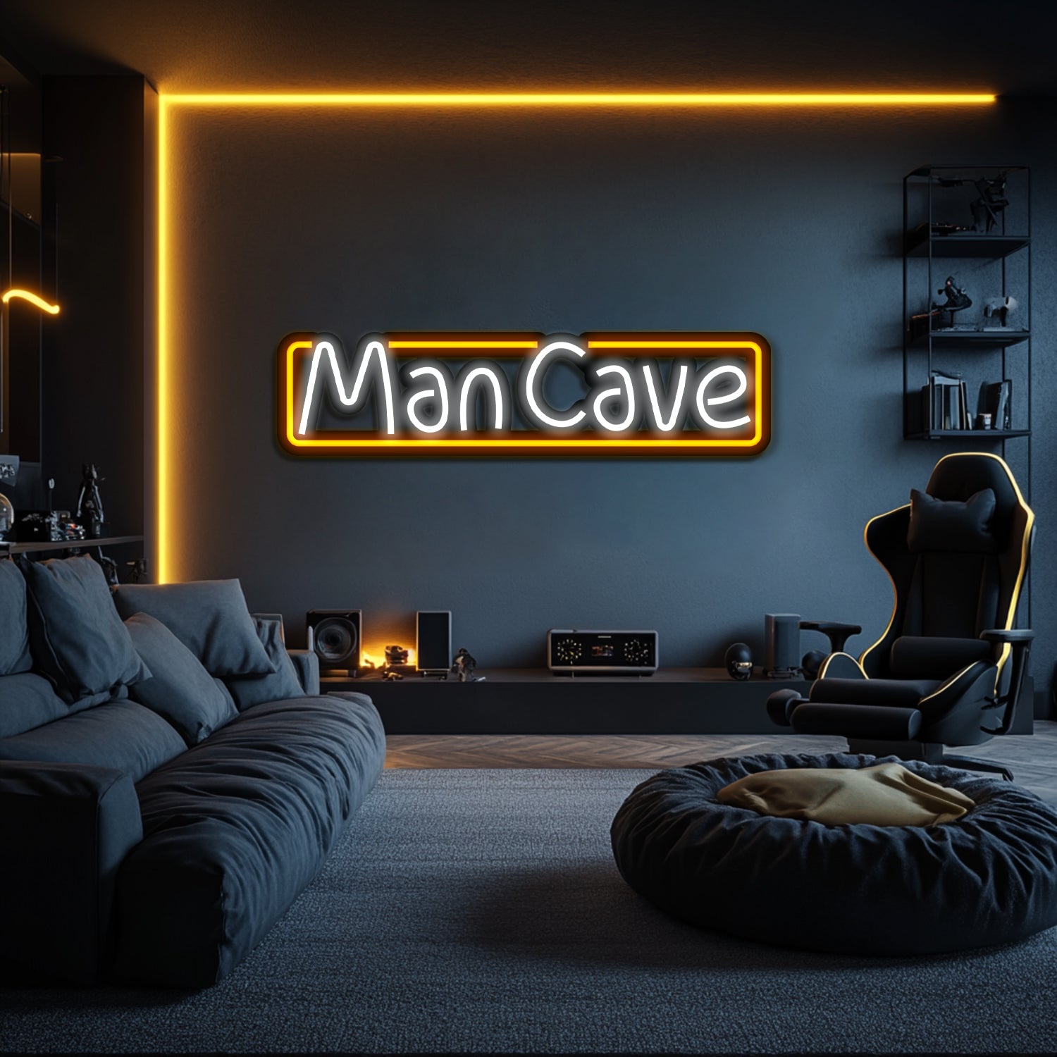 Man Cave Metal Neon Wall Art- LN0237