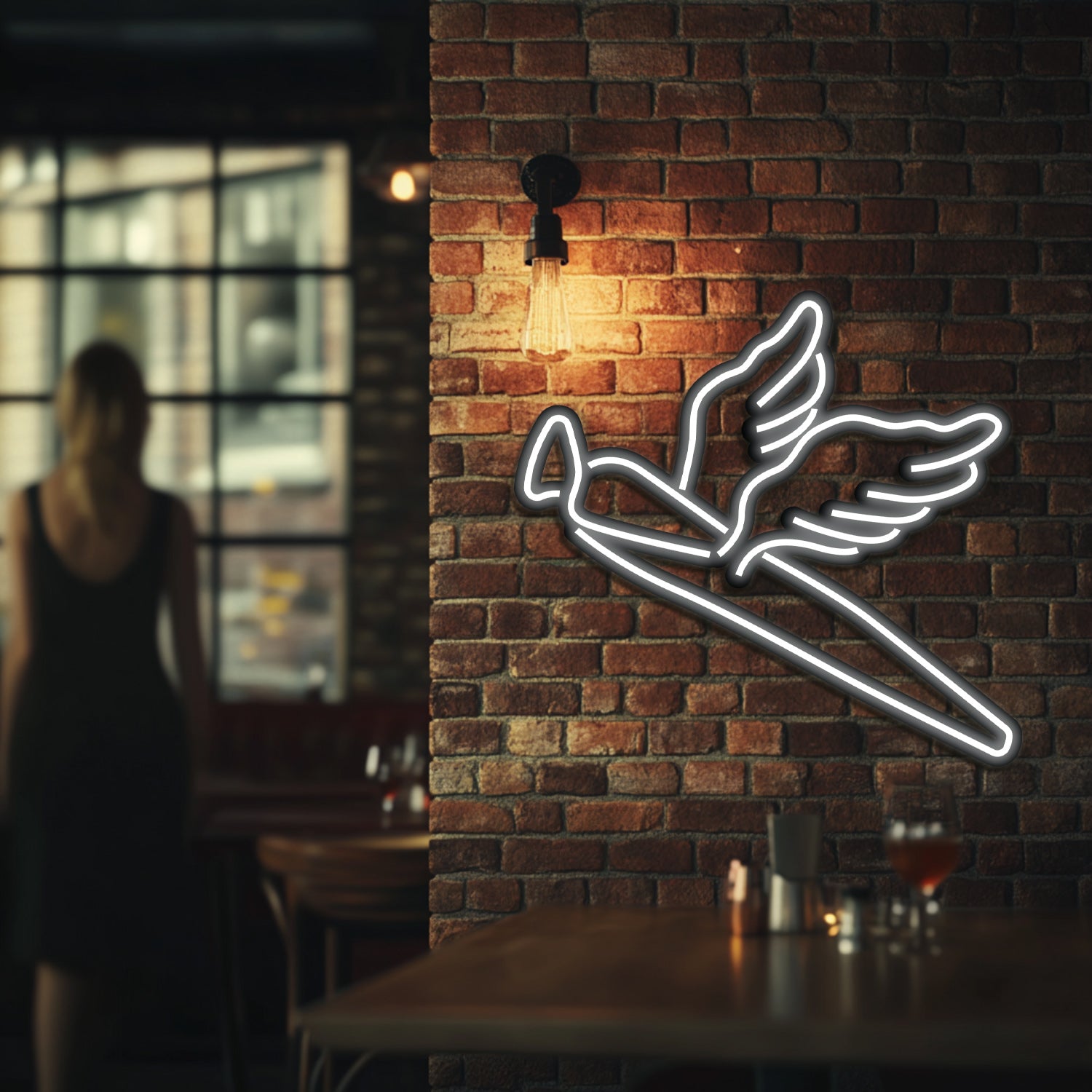 I Can Fly Metal Neon Wall Art- LN0159