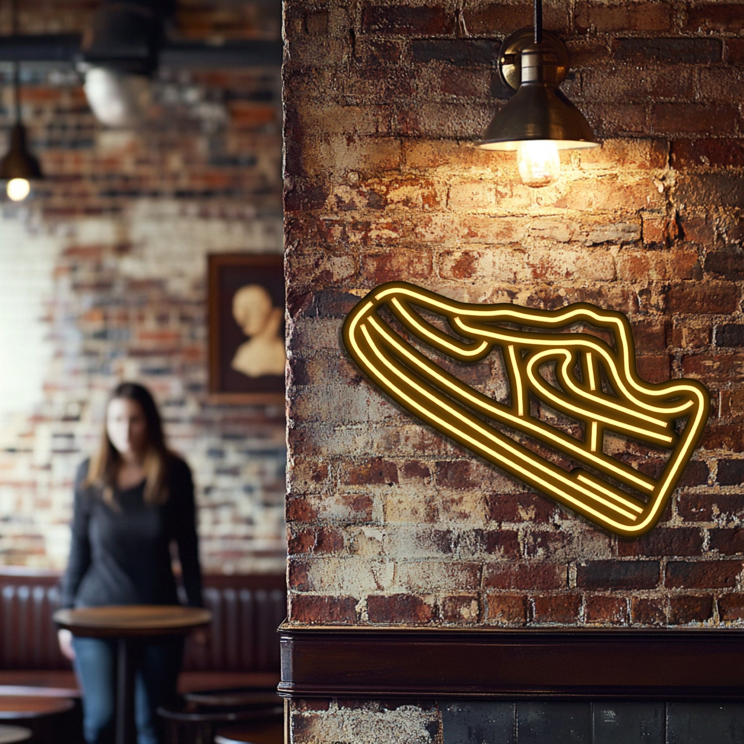 Sneaker Metal Neon Wall Art- LN0186