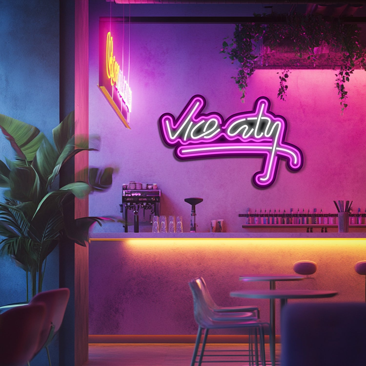 Vice City Metal Neon Wall Art- LN0121